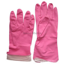 NMSAFETY spray flockline rose poudre libre cuisine gants en caoutchouc